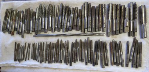 MACHINIST TOOLS Lot of over 90 Taps for Threading Tapping