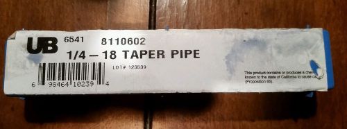 Union butterfield 1/4-18 taper pipe tap