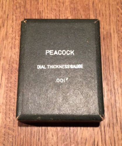 Peacock Dial Thickness Gauge Model G6 .001&#034;