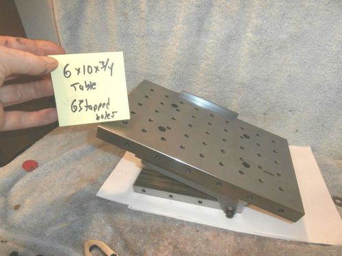 Machinists SP13 Buy Now Awesome Sine Table with 6&#034; x 10&#034; Fixture plate