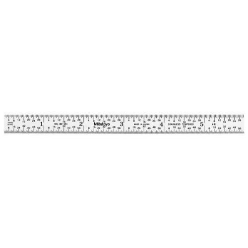 Mitutoyo 182-201 flexible steel rule - length: 6&#034; for sale