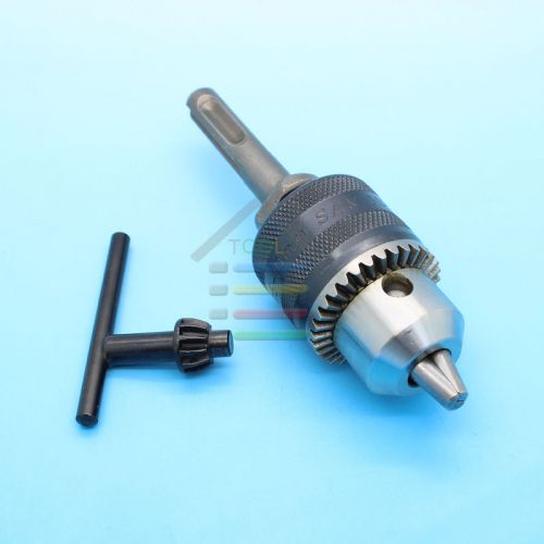 1/2&#034;-20unf 1.5-10mm spanner keyless tapered bore drill chuck + key &amp; sds arbor for sale