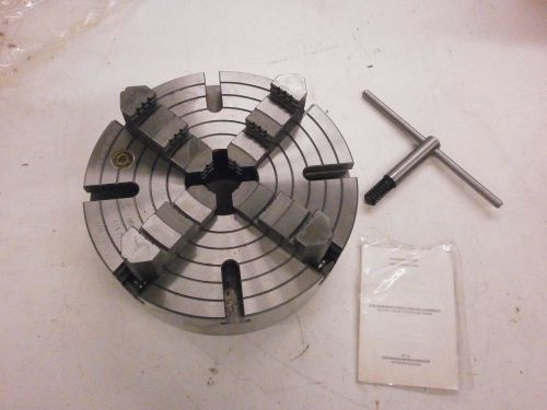 Brand new toolmex bison bial 10&#034; 4 jaw d1-5 mount lathe chuck 7-853-1035 751so for sale