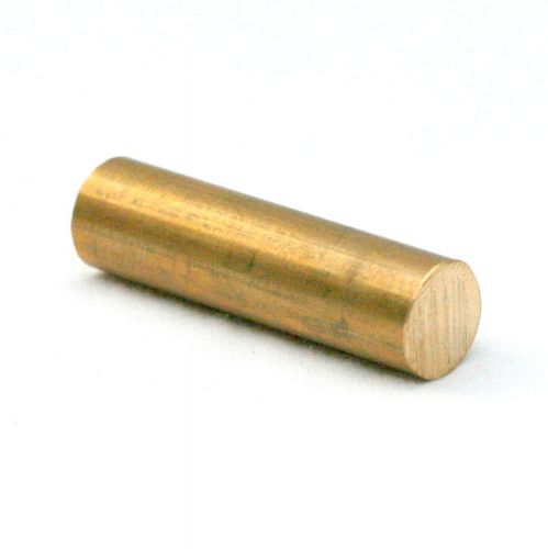 New 1 1/2&#034; Solid Round Brass Metal Rod C360 Lathe Bar Stock 6&#034; Long Milled Piece