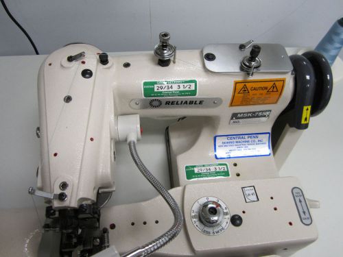 Reliable msk - 755 industrial blindstich machine commercial sewing with table for sale