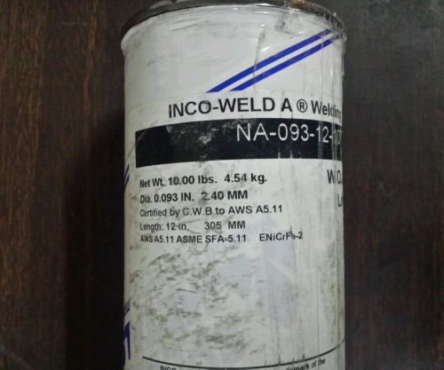 Special Metals INCO-WELD A ® 0.093&#034; x 10Lb. Can of Welding Electrodes