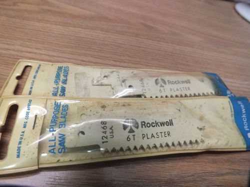 Rockwell 4 &#034; 6T Plaster Recipricating Saw Blade Lot - 30 Pieces
