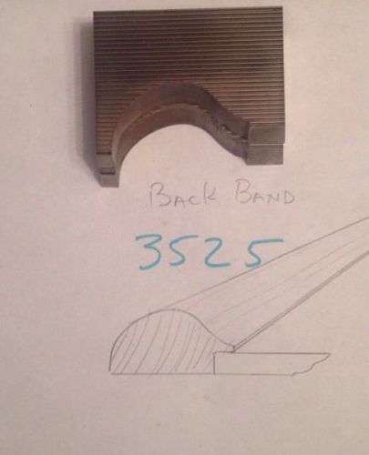 Lot 3525 Back Band Moulding Weinig / WKW Corrugated Knives Shaper Moulder
