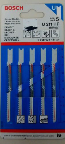 Bosch U Shank Jigsaw Blades U211HF 3 5/8&#034; 10tpi BiMetal 10x longer