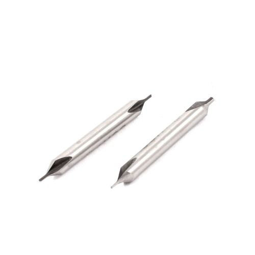 2 pcs 1mm dia tip high speed steel center spotting drill bits for sale