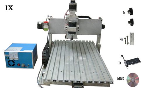 30x40 cnc engraving machine ball screw with 4axis control box 110v new for sale