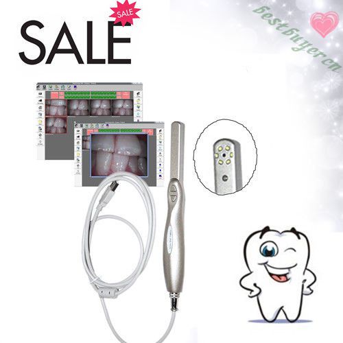 Dental Intraoral Oral Camera USB-Dynamic 4 Mega Pixels LED Software Item~!