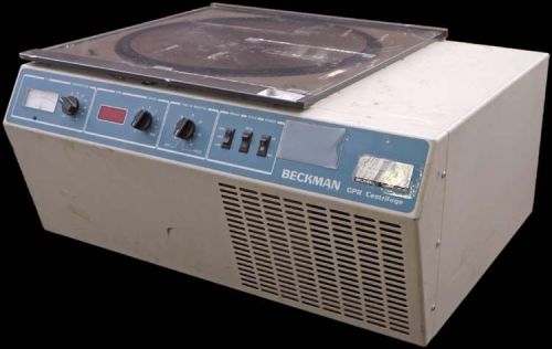 Beckman gpr 8000rpm lab refrigerated centrifuge 349702 +gh3.7 rotor parts for sale