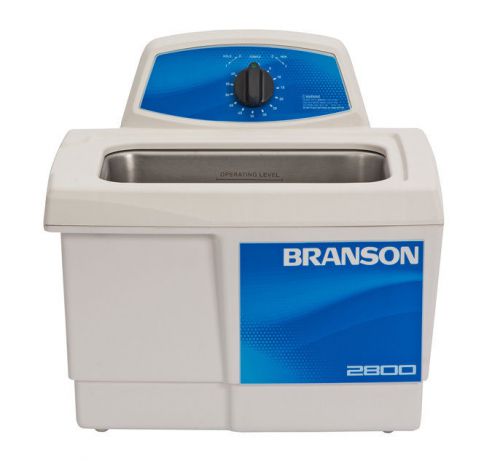 Bransonic m2800 ultrasonic cleaner .75 gal mechanical timer 9.5&#034;l x 5.5&#034;w x 4&#034;d for sale