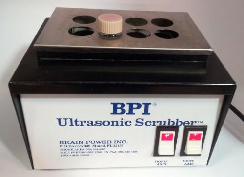 Bpi ultrasonic scrubber brain power inc. &amp; 1 vial for sale