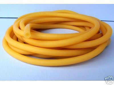 AMBER LATEX TUBING  &#034;BY THE FOOT&#034;  1/4&#034; ID 3/32&#034; WALL
