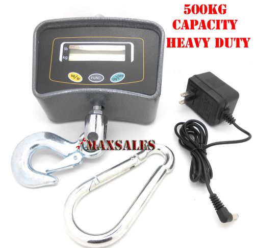 New hanging crane scale 500k heavy duty scale w/ ac/dc adaptor for charging for sale