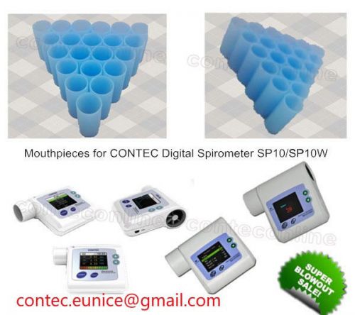 Reusable mouthpieces for CONTEC Digital Spirometer CMSSP10/SP10W,Pack of 100pcs