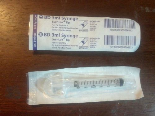 BD 3ml syringe (Lot of 25)