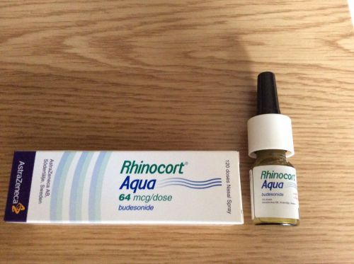 Rhinocort Aqua (120 Doses,64mcg/dose) Nasal Spray for Treatment of Nasal Polyps