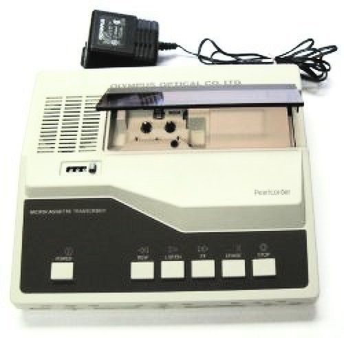 Olympus pearlcorder cm100 cm100 transcriber transcription machine microcassette for sale