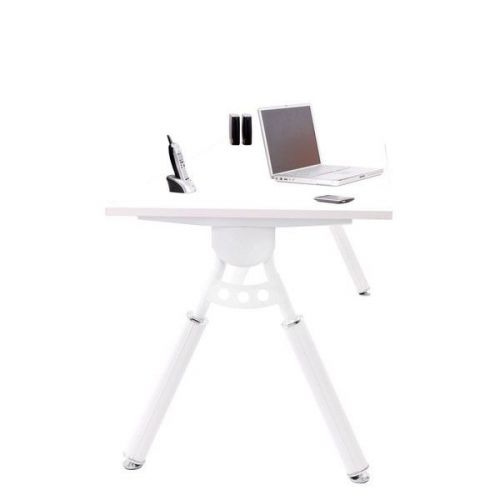 Elements Student desk - office desk - white leg - Height adjustable - Office Des