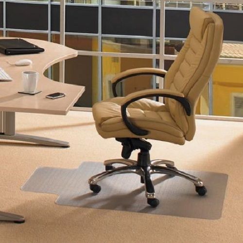 Floortex PVC Rectangular Chairmat, 45&#034; x 53&#034;, Clear