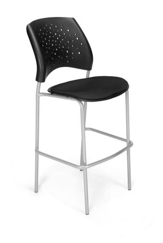 OFM Stars and Moon Cafe Height Chair Silver Black