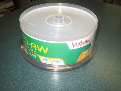 Verbatim 94222 DataLifePlus CD-RW 2X-4X, 50 discs, 25 per spindle, 2 spindles