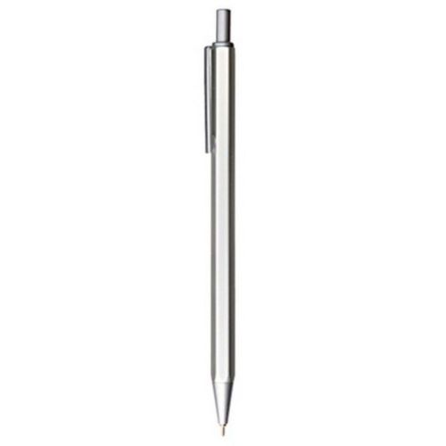 MUJI Moma Aluminum hexagonal needle ballpoint pen Black 0.7mm Japan WouldWide