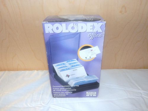 f001)  Rolodex  Rotary Card File New in box and complete with lid