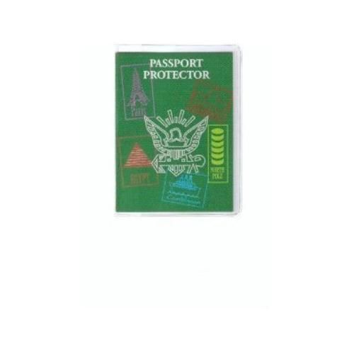 NEW Transparent Plastic Passport Cover - 6 Pack