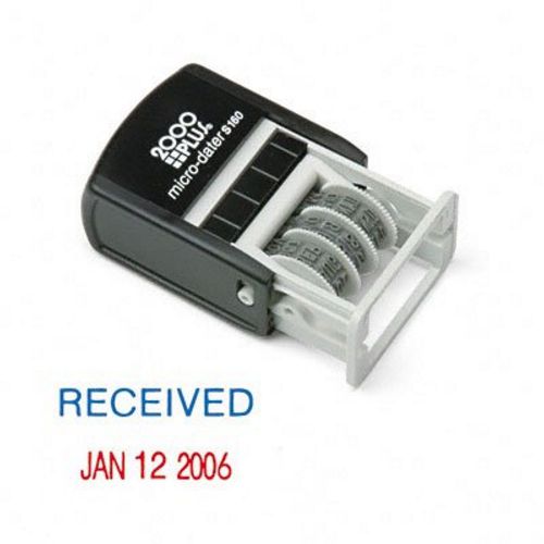 Cosco S160 Micro Message Date Stamp, RECEIVED, FAXED or PAID all in one.