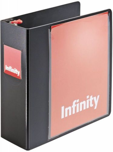 Infinity clearvue locking slant ring binder 3 capacity black 34131 for sale