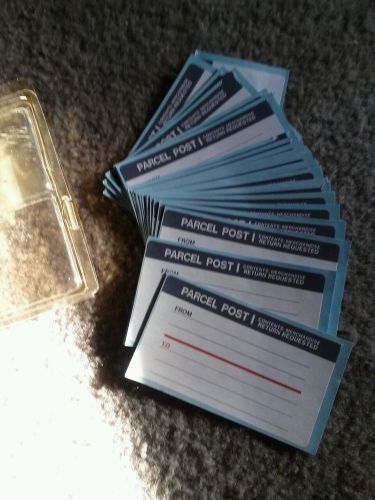 Brand new in opened package 29 Parcel post type sticker Shipping labels