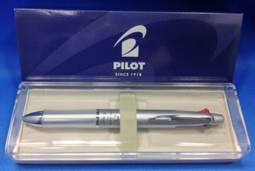 [ NEW ! ] Pilot Dr. GRIP &#034;4+1&#034; / 4 Pens + Pencil (Silver)