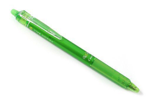 Pilot FriXion Ball Knock Retractable Gel Ink Pen - 0.7 mm - Light Green
