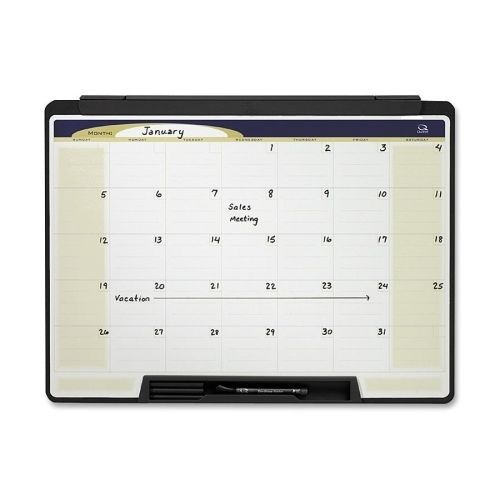 Quartet MMC25 Dry-Erase Calendar Includes Dry Erase Marker/Eraser 24inx18in