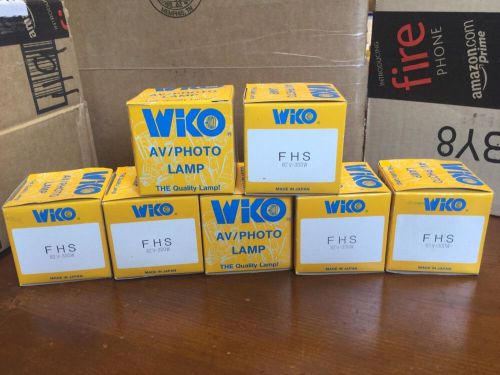 NEW OLD STOCK LOT OF 7  Wiko FHS 82V 300W AV/Photo Lamp Slide Projector Bulb