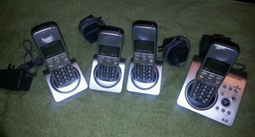 Panasonic KX-TG1034S Dect 6.0 Series 4 Handset Cordless Phone System. Free Shipp