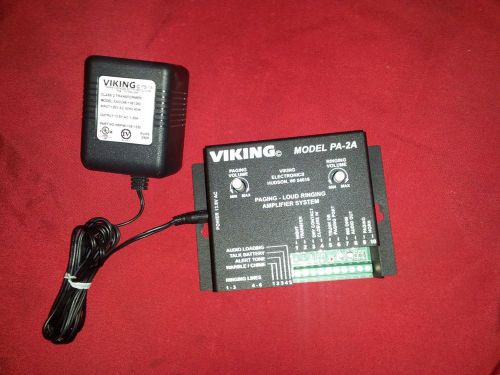 Viking PA-2A Paging Loud Ringer Amplifier System P/N 259628K