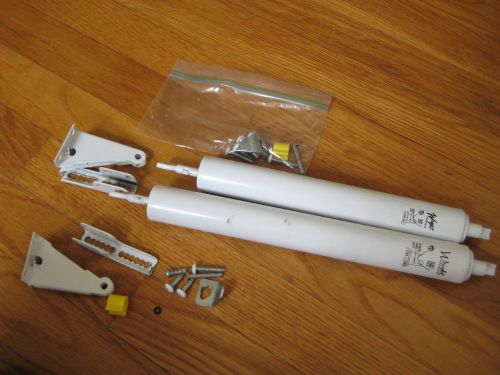 Lot of 2 hampton products wright v820 v920 v 1020 pneumatic door closer white for sale