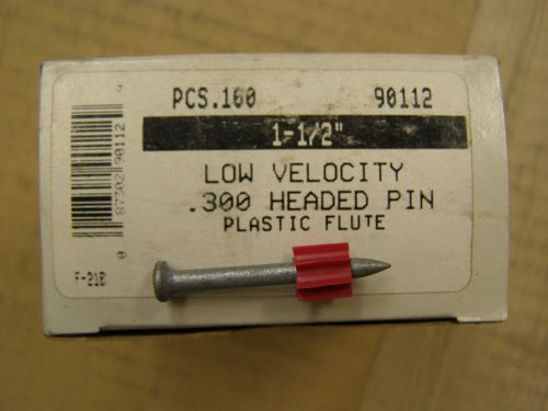 Ramset/ remington fastener pin,1 1/2 in,powder tool,pk 200 for sale