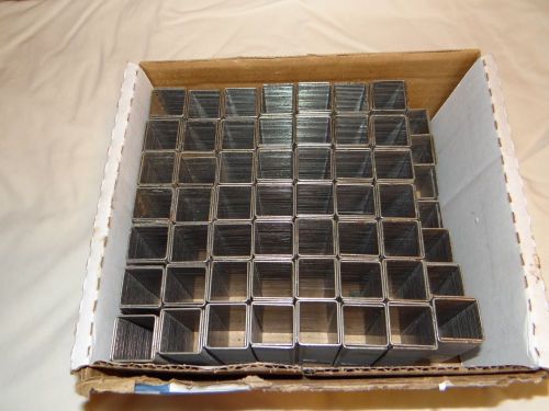 1&#034;x1&#034; 16 gauge wide crow roofing staples 5,000+ count for sale