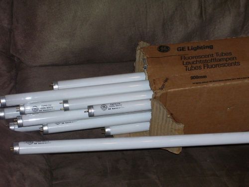 GE F30T8-CW Fluorescent Tubes Bulbs NOS 900mm Length (36&#034;) 30 Watt Cool White