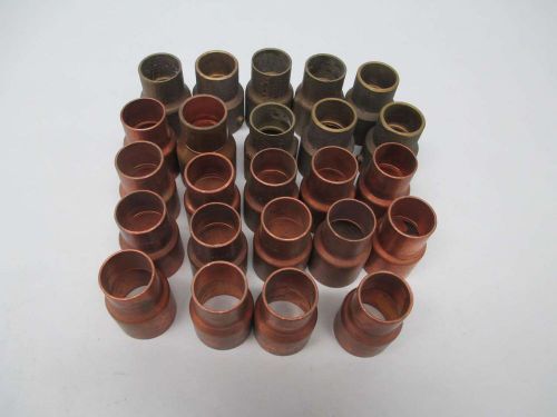 Lot 24 new elkhart products assorted weld copper pipe reducer 1in-3/4in d340492 for sale