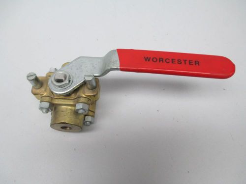 New worcester controls r2cwp1000 brass socket weld 3/8 in ball valve d271330 for sale