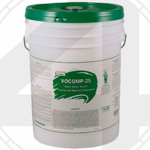 W.R. WR Meadows VOCOMP-25 Concrete Curing and Sealing Compound [5 Gallons]