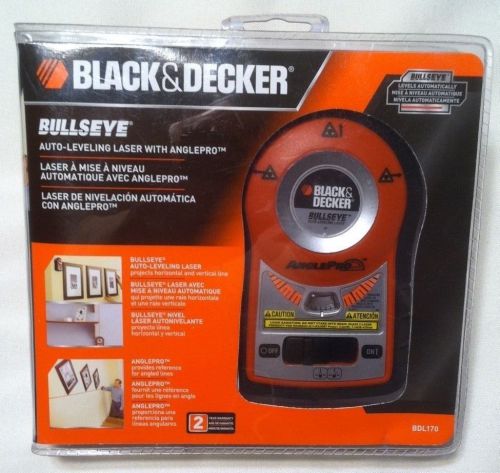 Black &amp; decker  bullseye auto leveling laser with anglepro - bdl170 for sale