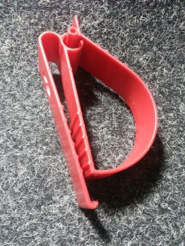 GLOVE GUARD UTILITY CATCHER CLIP for BELT great design FOR WORK RED COLOR